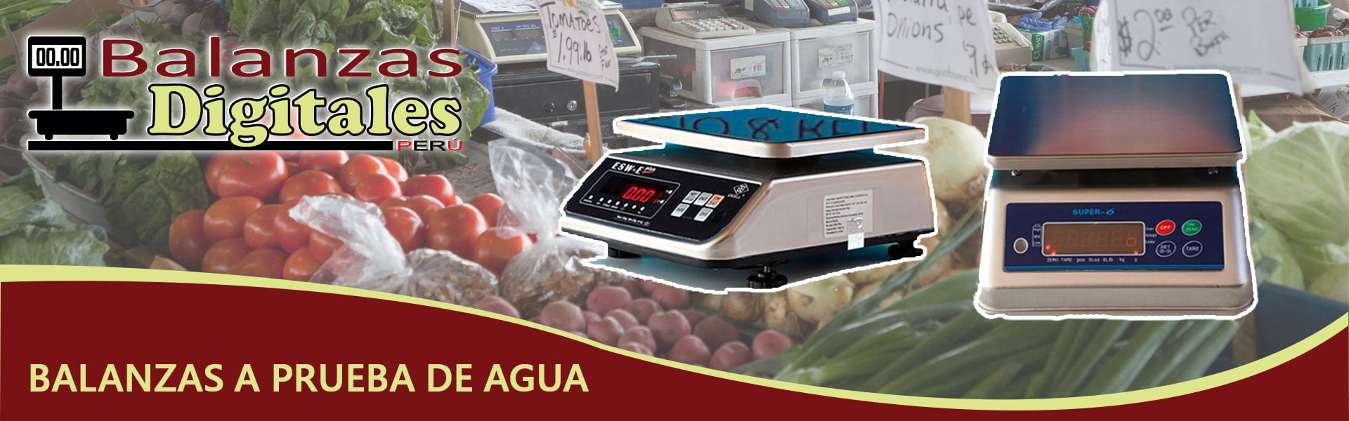 Balanzas a Prueba de agua