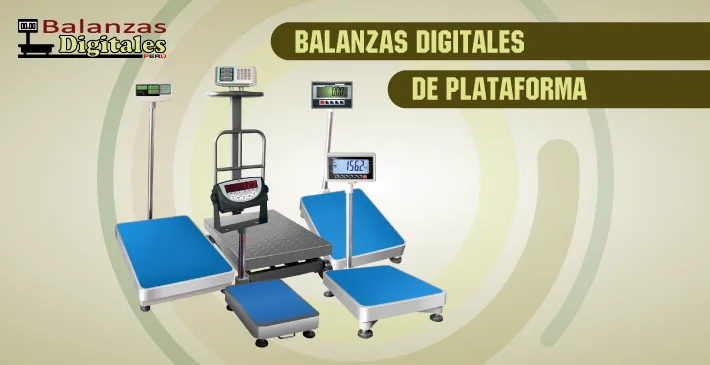 Balanza digital plataforma