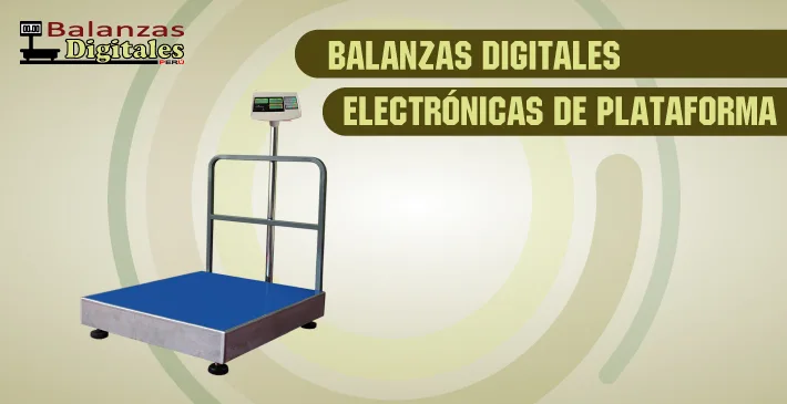 Balanzas digitales electrónicas de plataforma