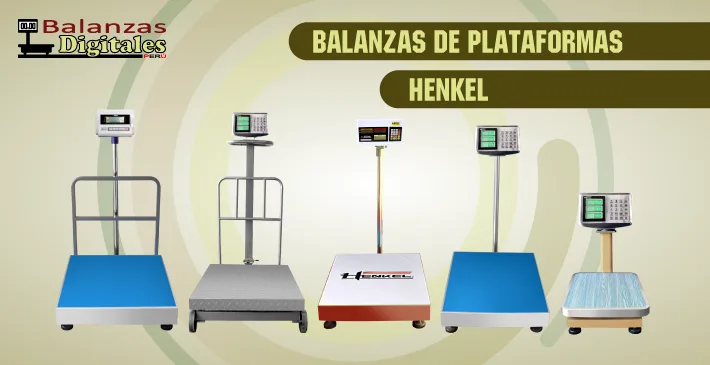 Balanzas de plataformas Henkel